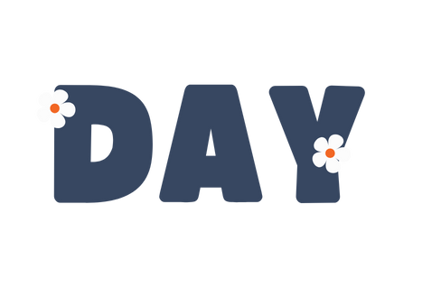 Slider Images Homepage & WebPage Headers (1200 × 600 px) (5) Earth Day - Day letters with flowers