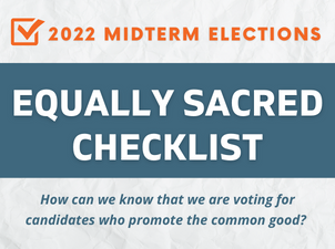 Equally Sacred Checklist - text graphic
