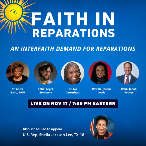Action to Take After Watching Faith in Reparations