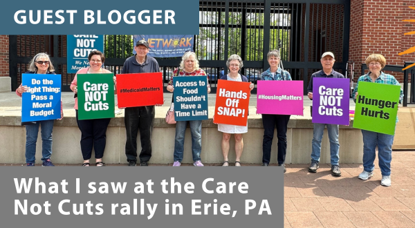 At the Care Not Cuts Rally in Erie, PA, Justice-Seekers Called for a Moral Budget