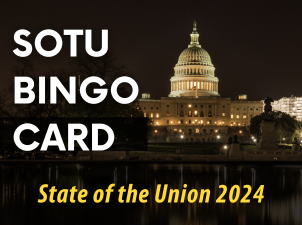 2024 State of the Union BINGO Card
