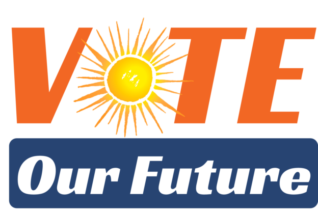 Vote Our Future logo