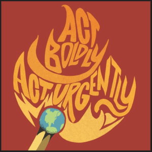 NETWORK Lobby's blog ends with an image that reads Act Boldly, Act Urgently