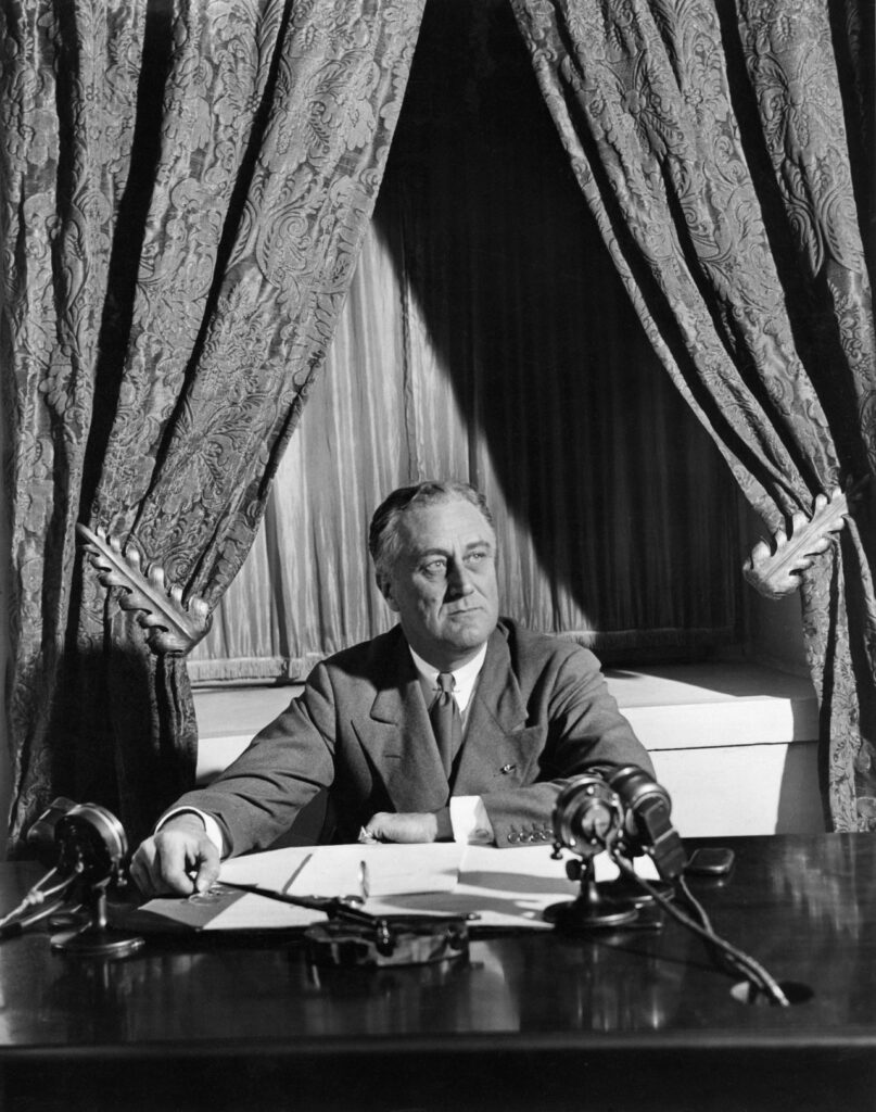 President Franklin Delano Roosevelt, pictured in 1933.
