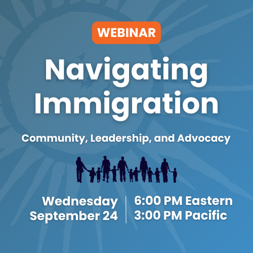 Wednesday September 24 is the Navigating Immigration webinar